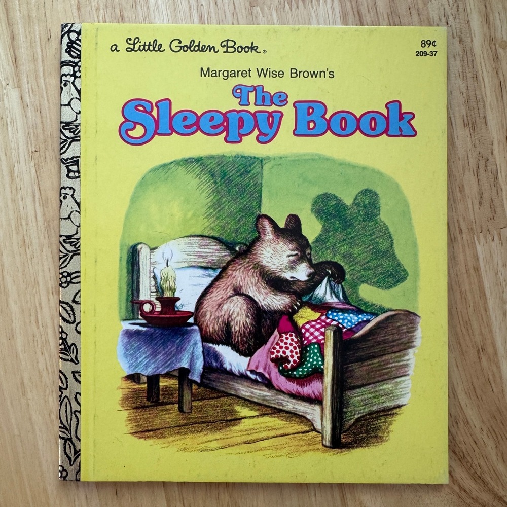 The Sleepy‎ Book Little Golden Book Margaret Wise Brown Garth Williams 1980 VTG